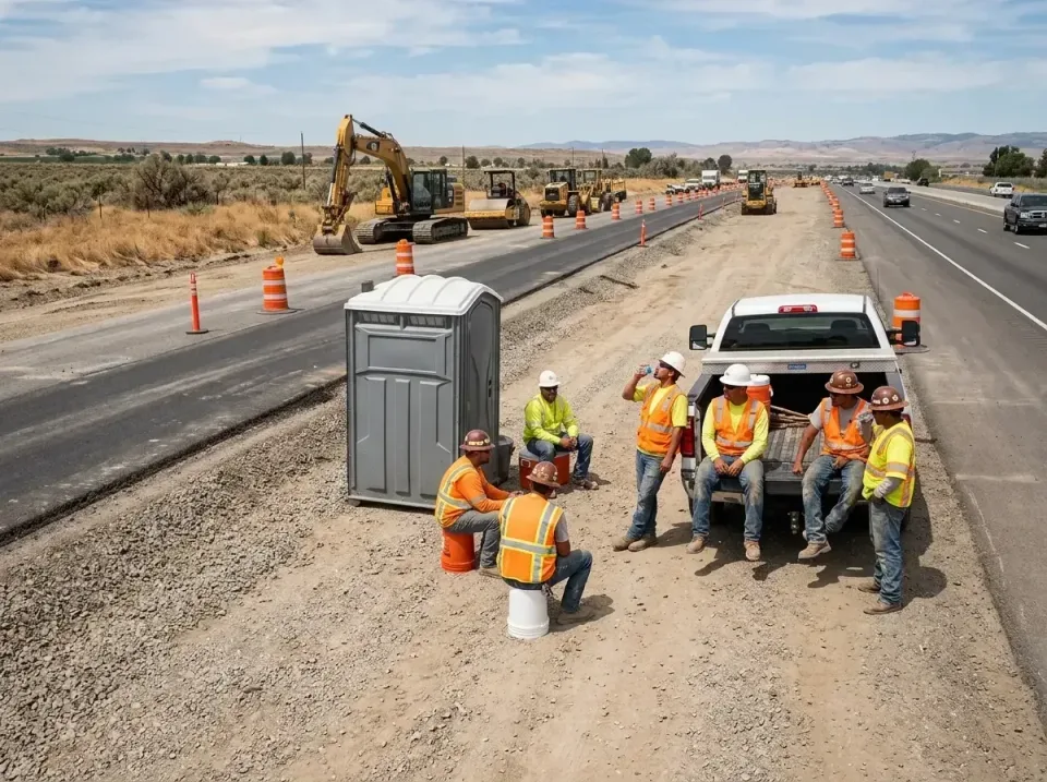 highway-road-construction-crew-007 — frequently asked questions, Porta Potty and Restroom Rentals in Othello, WA